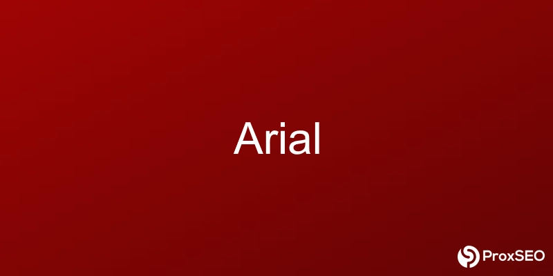 arial