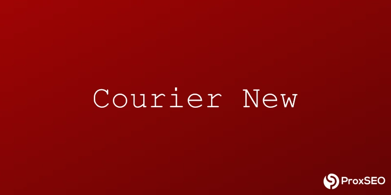 courier-new