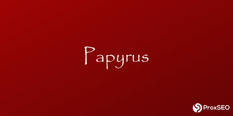 papyrus